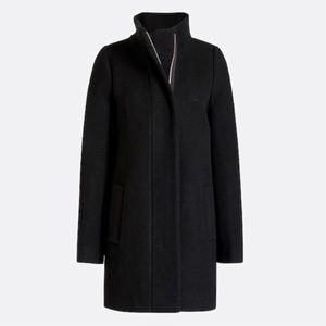 J.Crew Cocoon Coat in Italian Stadium-Cloth Wool